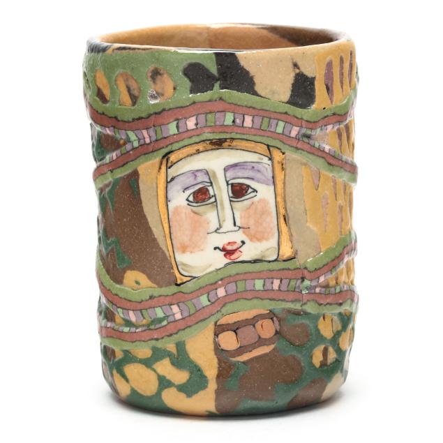 jane-peiser-nc-1933-2022-whimsical-ceramic-tumbler