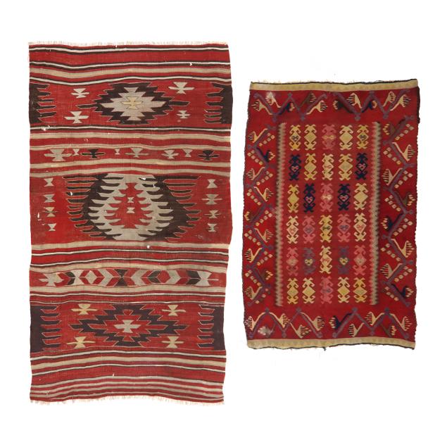 two-flatweave-turkish-kilims