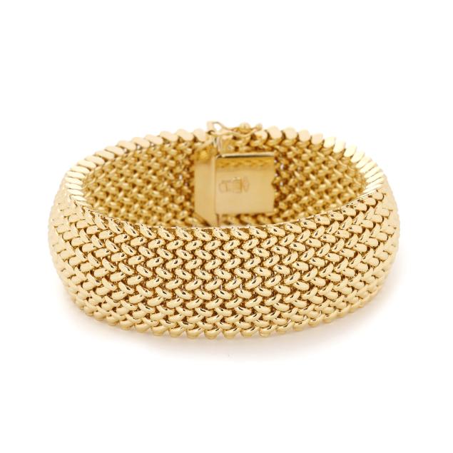 gold-woven-bracelet-italy