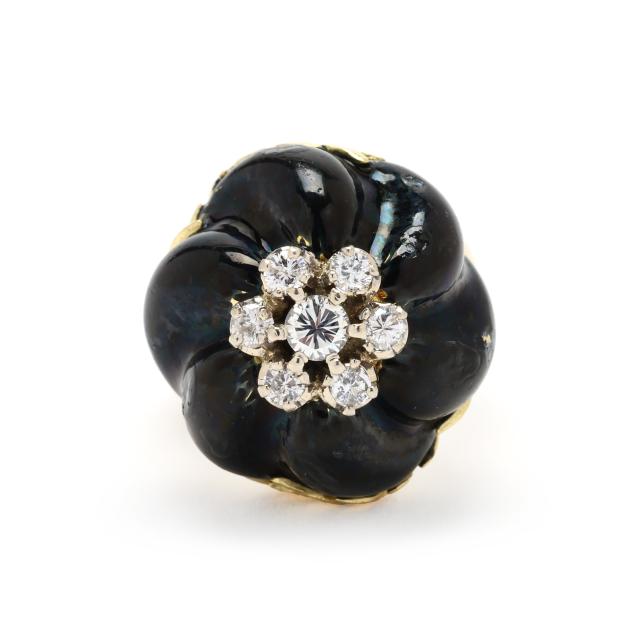 gold-enamel-and-diamond-ring