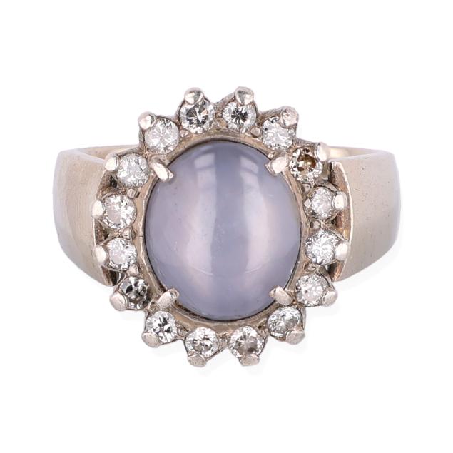 white-gold-silver-synthetic-star-sapphire-and-diamond-ring