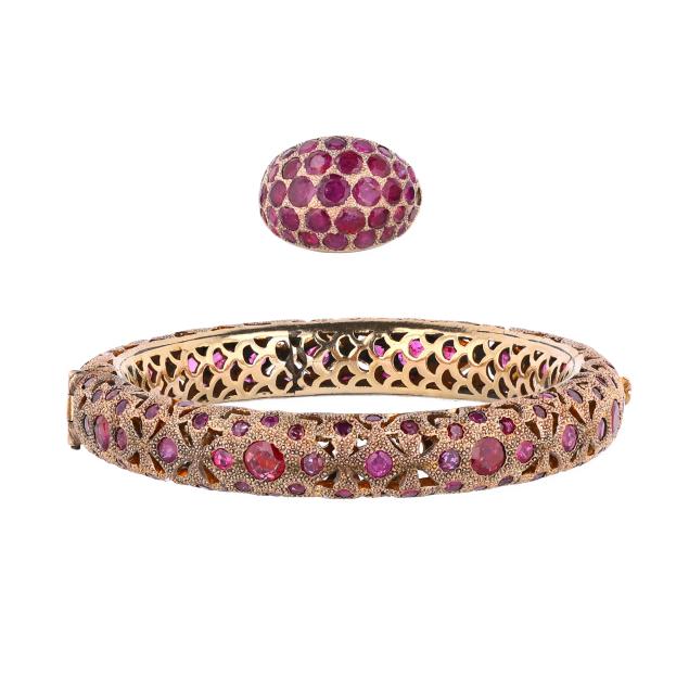 gold-and-ruby-bangle-bracelet-and-ring