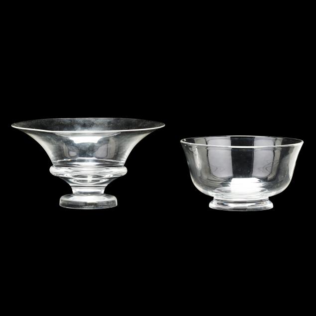 steuben-centerpiece-and-compote-crystal-bowls