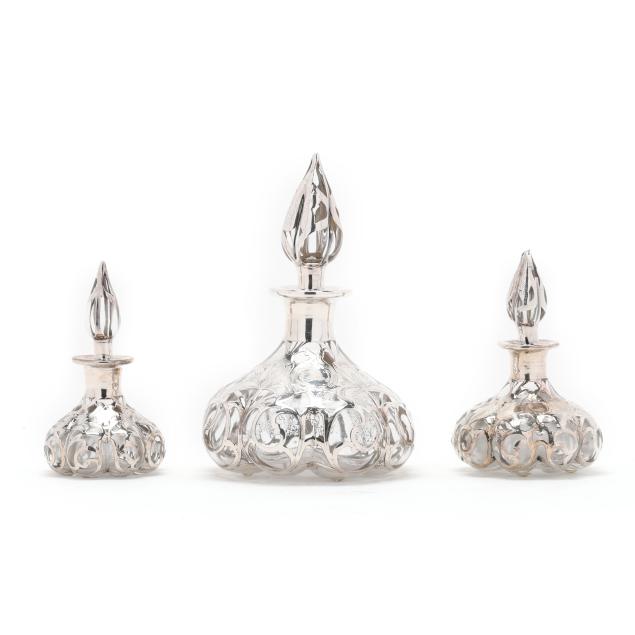 three-steuben-silver-and-clear-glass-deposit-scent-bottles