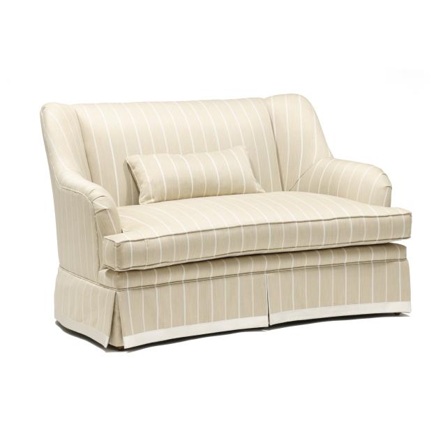 thibaut-settee-with-striped-upholstery
