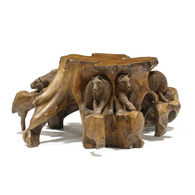 black-forest-style-root-wood-pedestal-with-carved-bears
