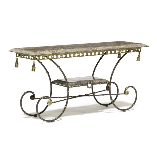 john-richard-tessellated-stone-and-wrought-iron-console