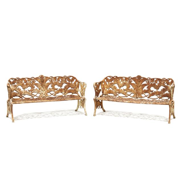 after-colebrookdale-pair-of-cast-iron-fern-benches