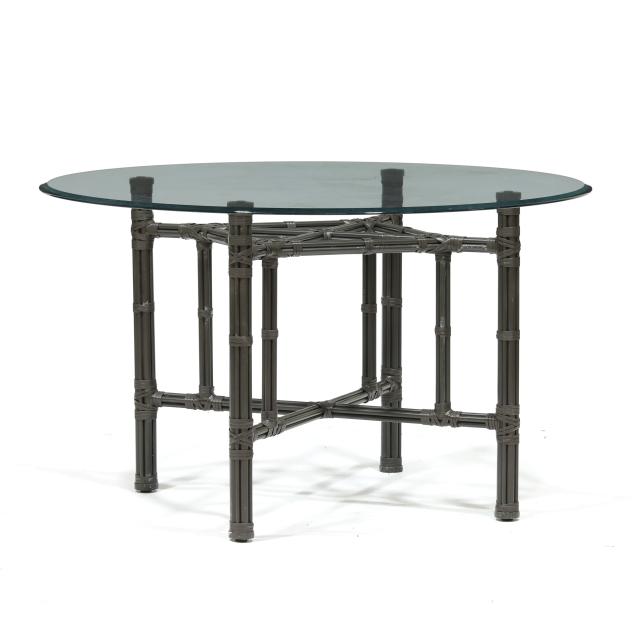 attributed-mcguire-bamboo-style-table-with-glass-top