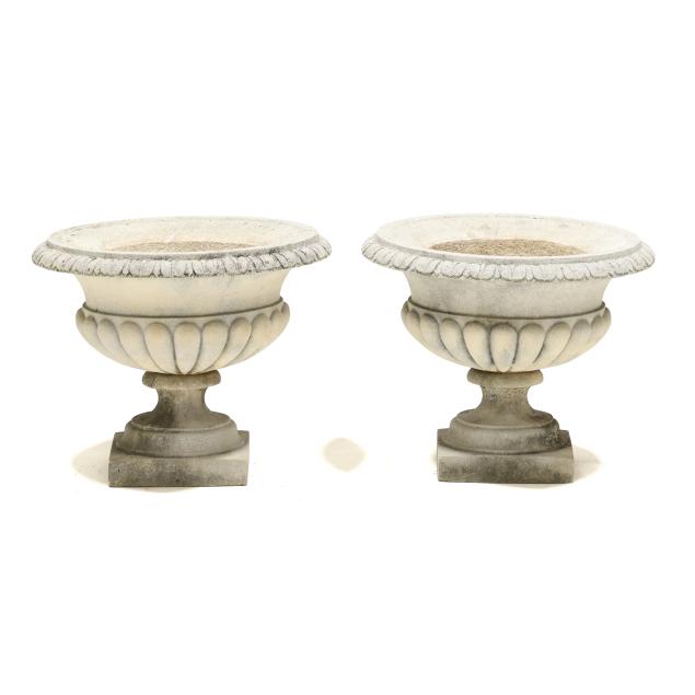 pair-of-classical-style-cast-stone-garden-urns