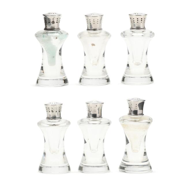 steuben-set-of-six-sterling-and-glass-salt-and-pepper-shakers