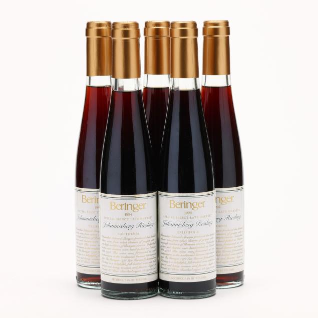 beringer-1994-special-select-late-harvest-johannisberg-riesling-5-half-bottles