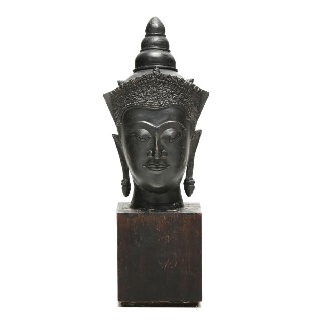 a-thai-bronze-head-of-the-buddha