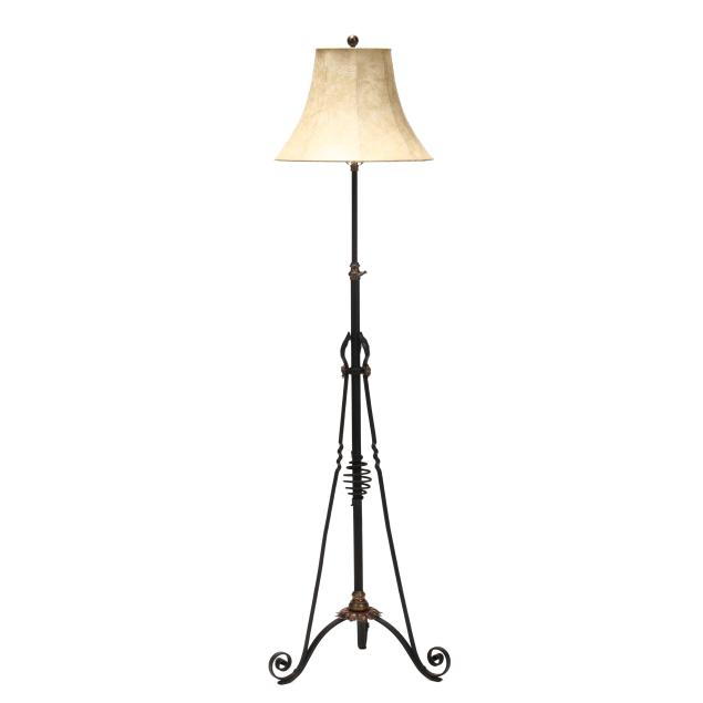 telescopic-scroll-and-twist-wrought-iron-floor-lamp
