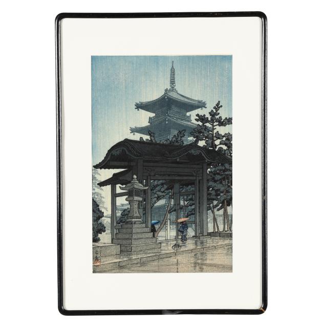 kawase-hasui-japanese-1883-1957-i-zentsuji-temple-in-the-rain-i