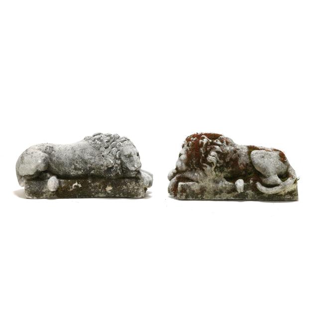 pair-of-vintage-cast-stone-recumbent-lions