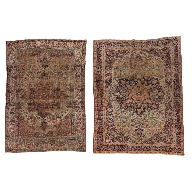two-antique-kermanshah-area-rugs