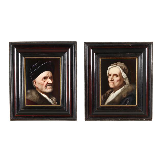 two-framed-kpm-porcelain-portrait-plaques