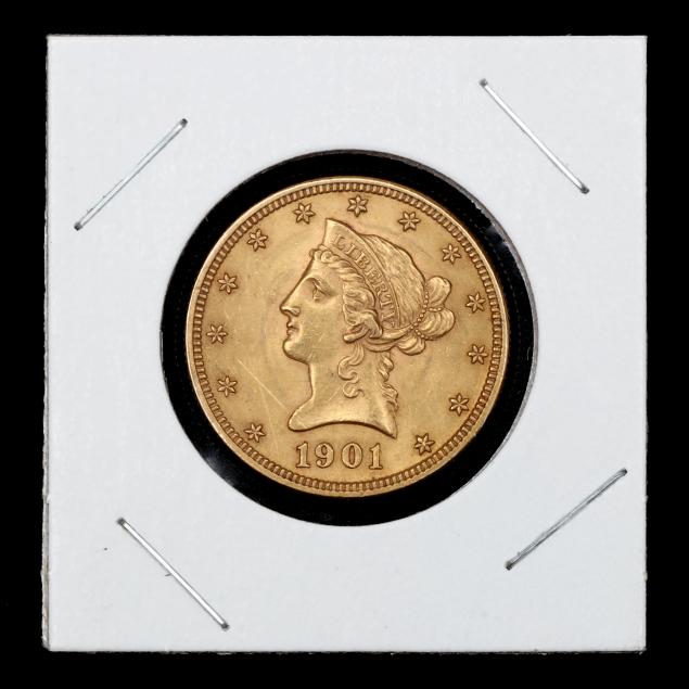1901-10-gold-eagle-extremely-fine