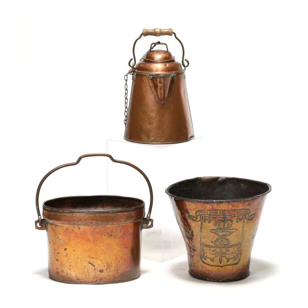 three-vintage-copper-vessels