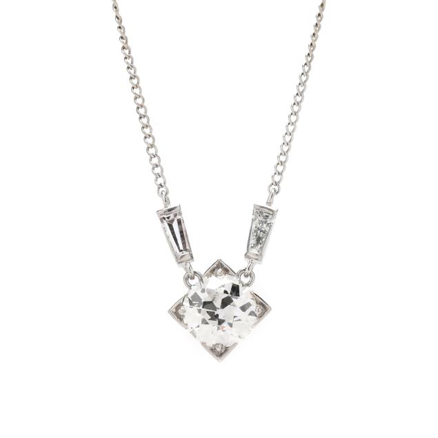 white-gold-and-2-49-carat-old-european-cut-diamond-necklace