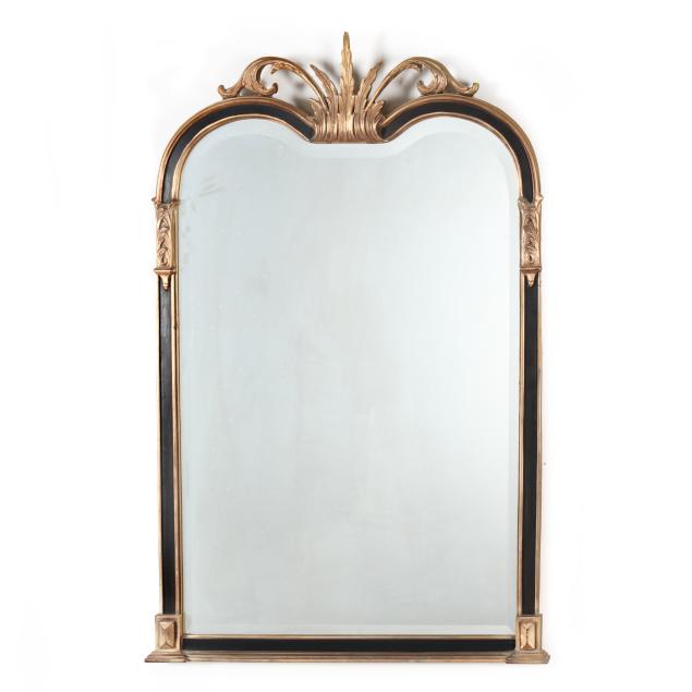 hollywood-regency-style-black-and-gilt-mirror