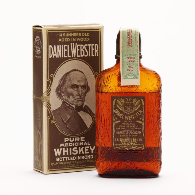 daniel-webster-14-year-bottled-in-bond-pure-medicinal-whiskey-1-pint