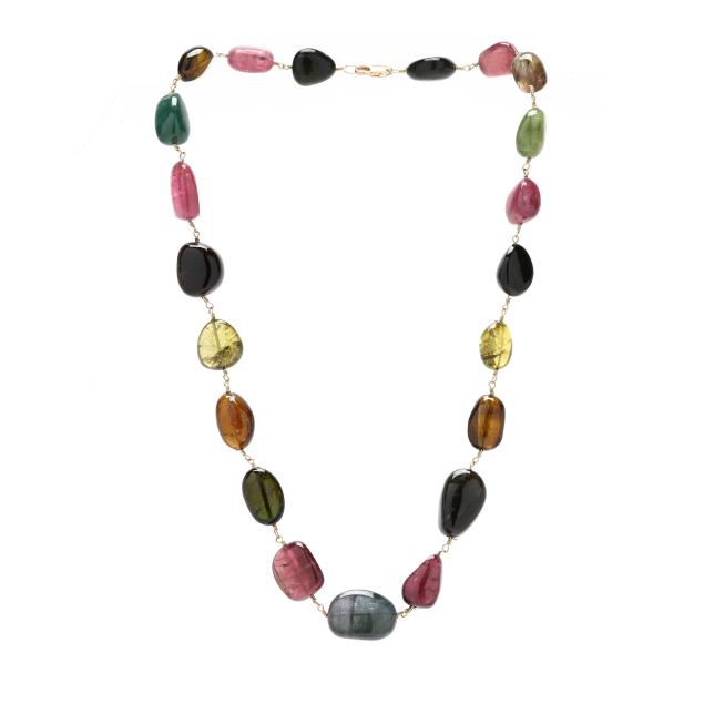 gold-and-tourmaline-bead-necklace