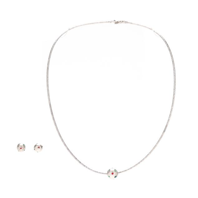 silver-and-gem-set-necklace-and-earrings