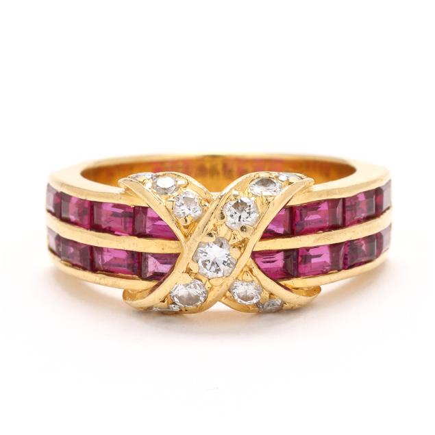 gold-ruby-and-diamond-x-motif-ring-tiffany-co