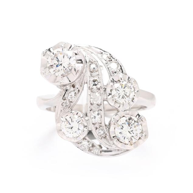 white-gold-and-diamond-cocktail-ring