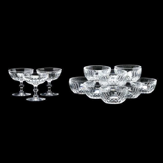 steuben-nine-dessert-bowls-and-three-coupes