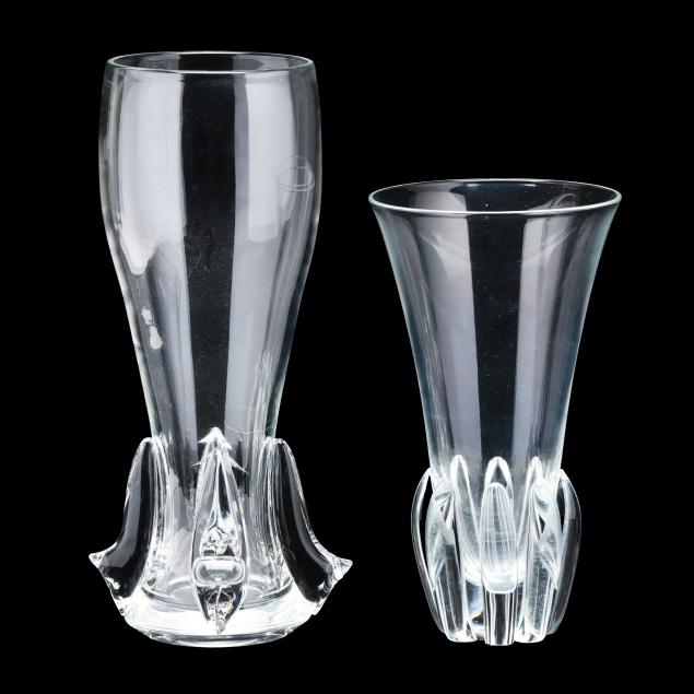 steuben-two-tall-crystal-vases