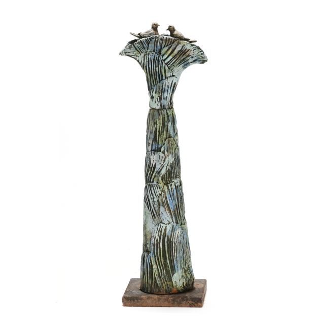 tinka-jordy-nc-b-1954-two-birds-ceramic-garden-sculpture