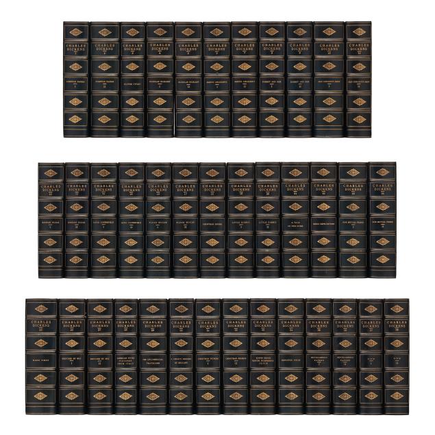 the-gadshill-edition-of-i-the-works-of-charles-dickens-i-38-volumes-finely-bound