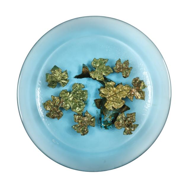 george-bucquet-american-b-1954-i-pond-bowl-i-large-glass-sculptural-bowl