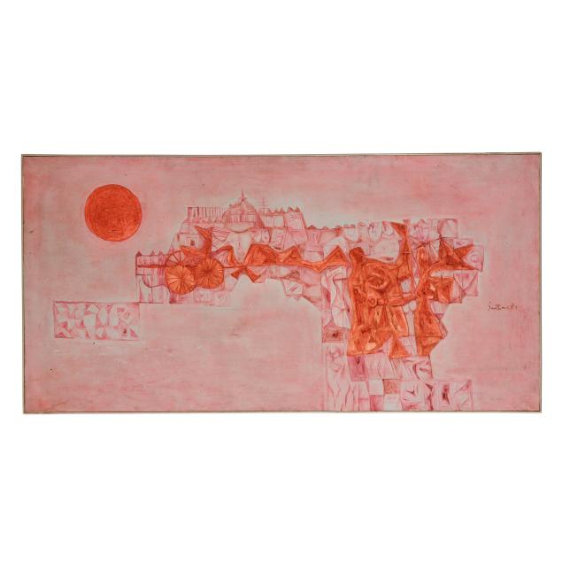 a-p-santhanaraj-indian-1932-2009-cityscape-under-the-sun