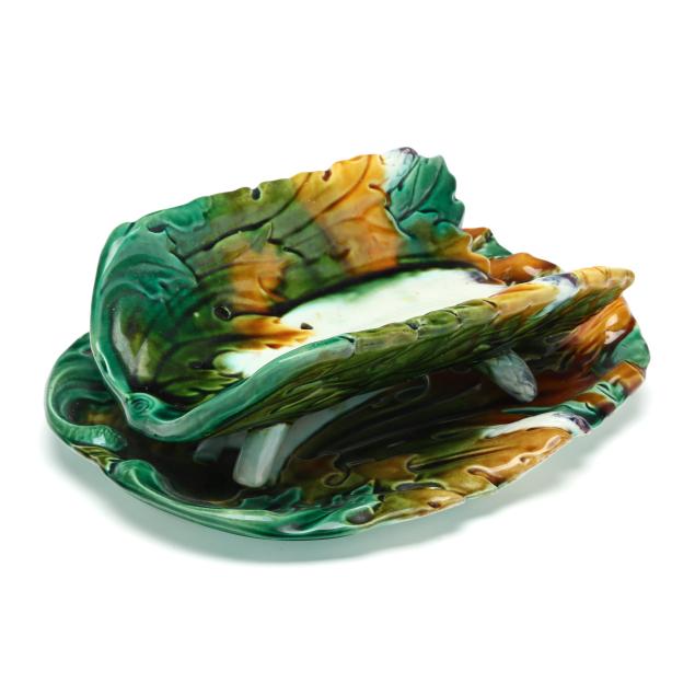 majolica-asparagus-cradle-and-platter