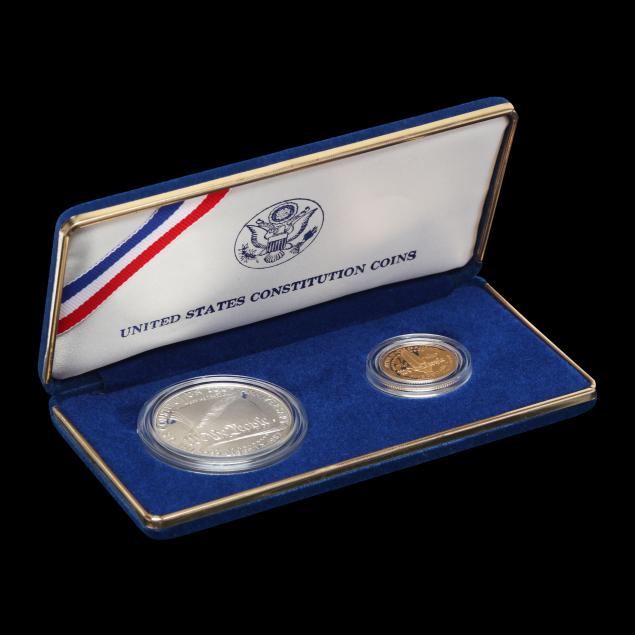 united-states-mint-constitution-silver-and-gold-proof-commemorative-coins