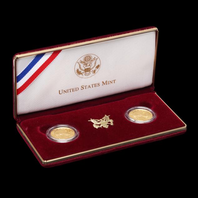u-s-mint-george-washington-bicentennial-pair-of-two-gold-coins