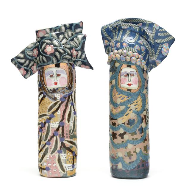 jane-peiser-nc-1933-2022-two-large-ceramic-figural-vases