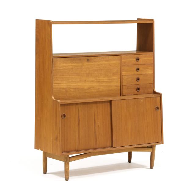danish-teak-desk-and-bookcase