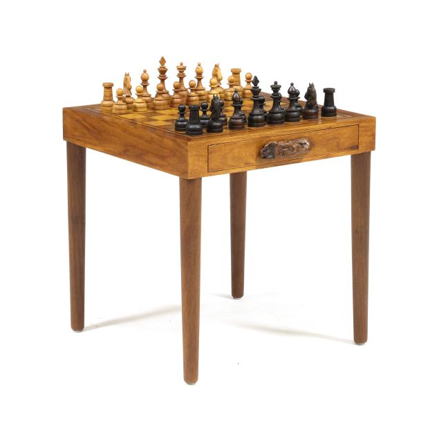 danish-inlaid-teak-game-table