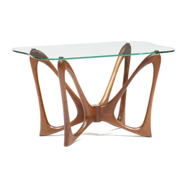 manner-of-adrian-pearsall-mid-century-glass-top-side-table