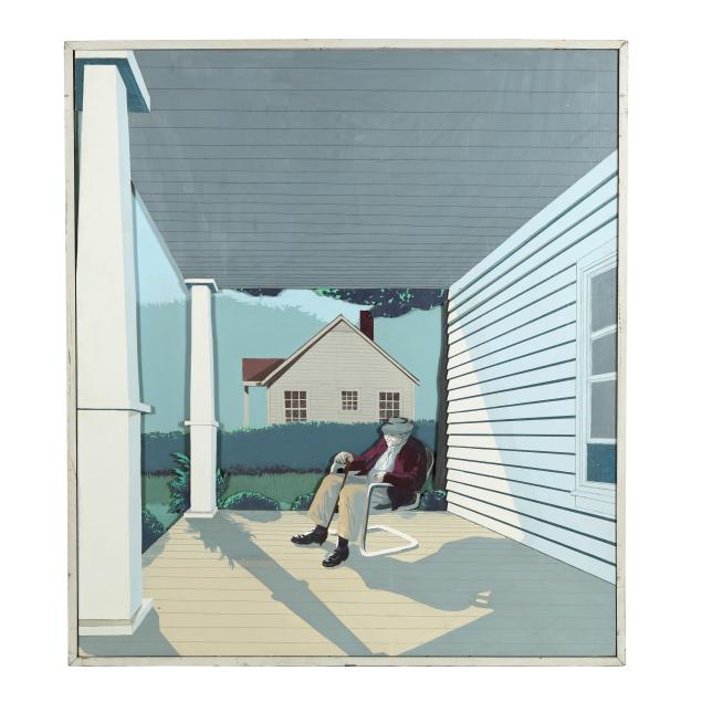 maud-gatewood-nc-1934-2004-i-man-with-cane-on-front-porch-i