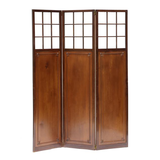 regency-style-mahogany-three-panel-floor-screen