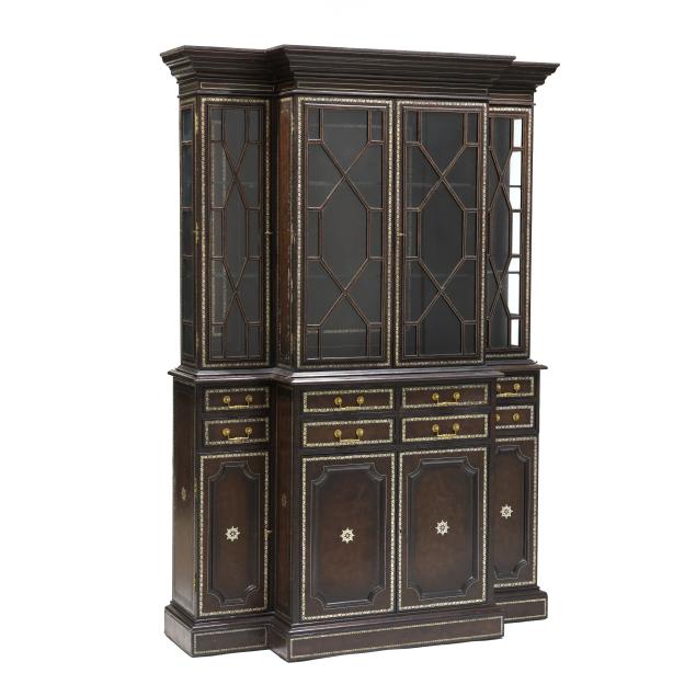 maitland-smith-georgian-style-leather-wrapped-breakfront