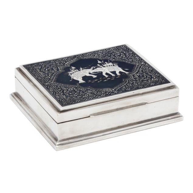 thai-sterling-silver-and-niello-cigar-box