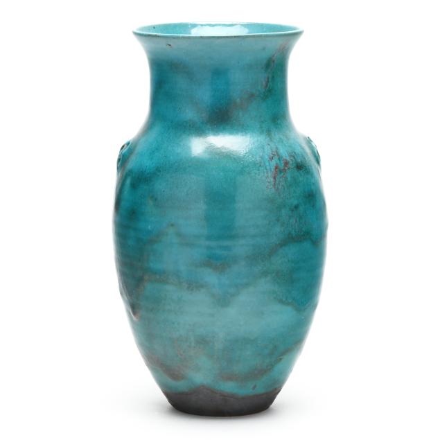 ben-owen-iii-seagrove-nc-b-1968-chinese-blue-dogwood-vase