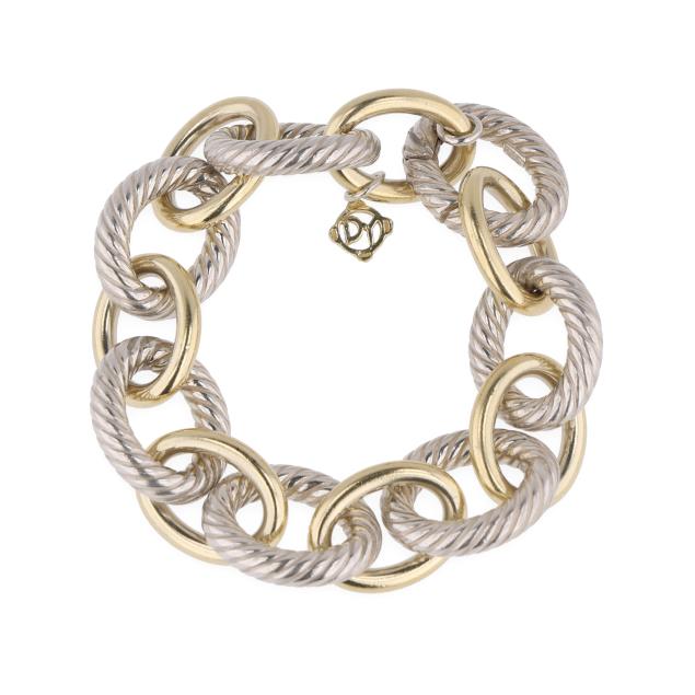 silver-and-gold-oval-link-bracelet-david-yurman